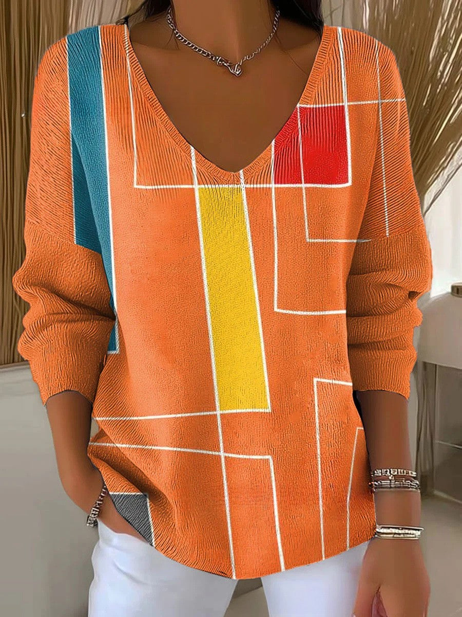 Juliette – Pull en maille col V