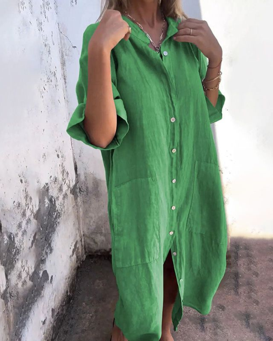 Leviana™ | Robe Chemise Casual Style Ibiza