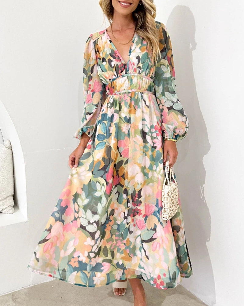 Leviana™ | Élégante robe à fleurs