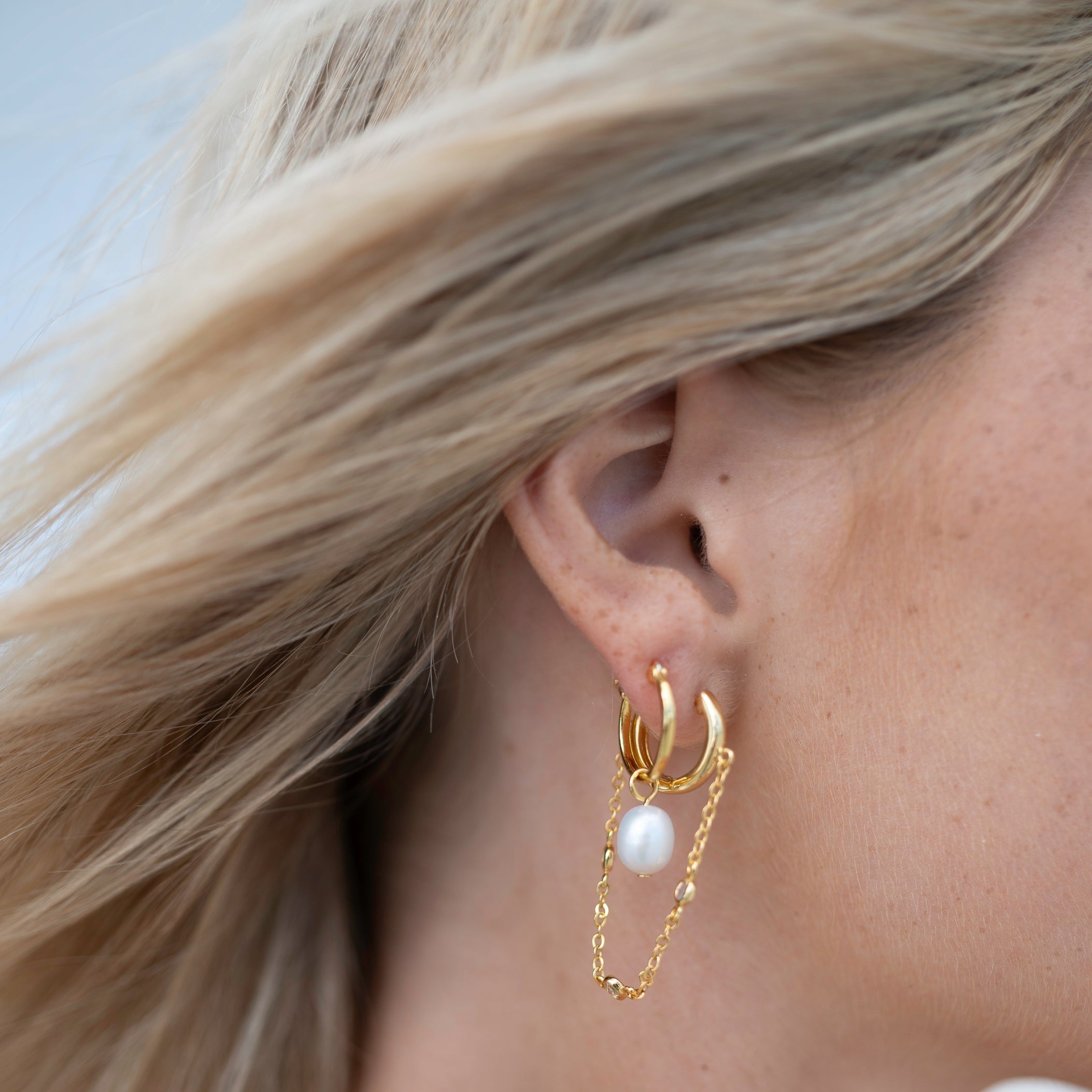 Boucles d'oreilles scintillantes