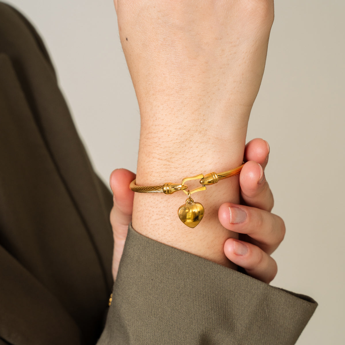 Bracelet en Or avec Cœur