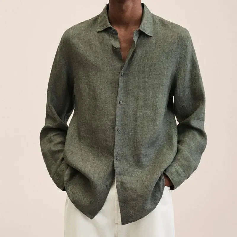 Lenoir™ | Chemise Classique Effet Lin