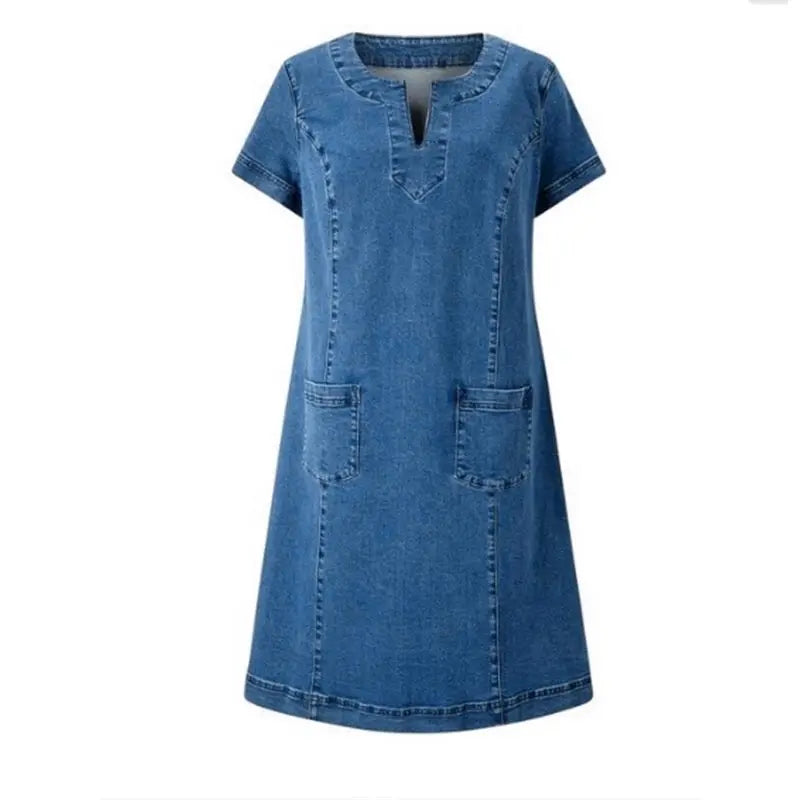 Leviana® | Robe en Denim Doux