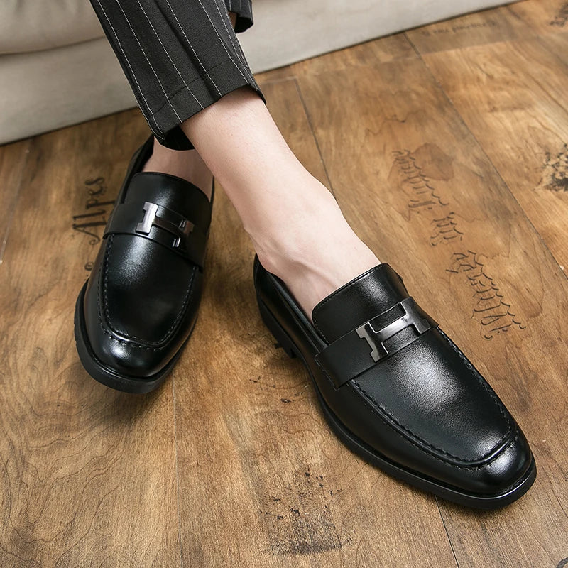 Mocassins en Cuir Véritable Giorgio Hayez