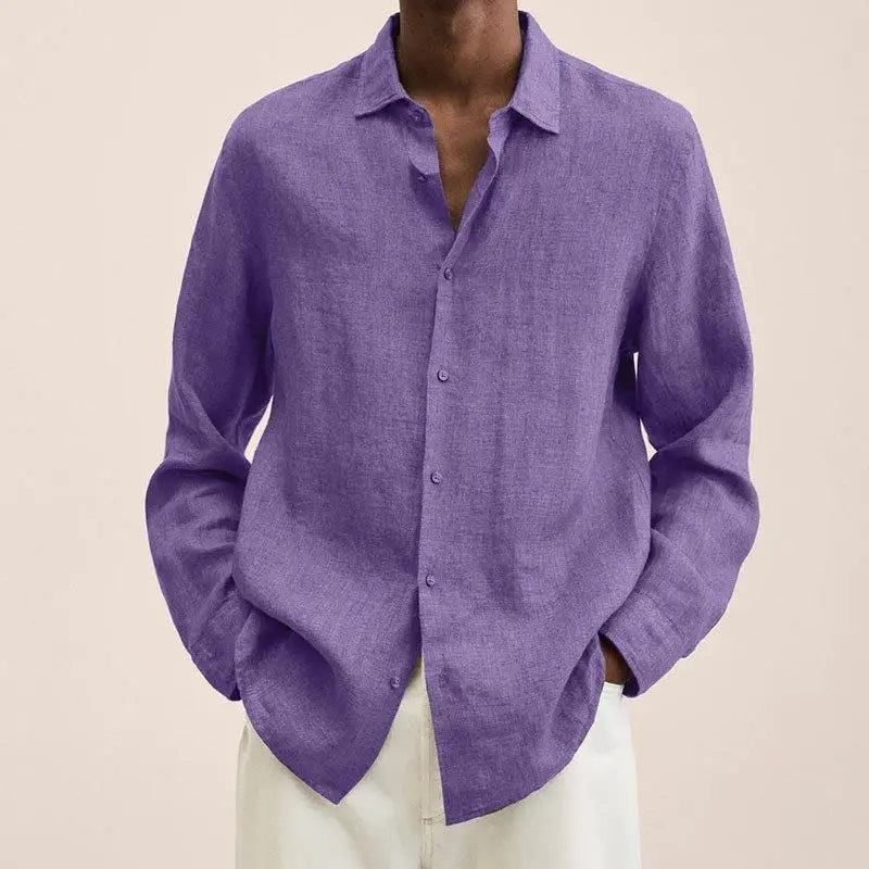 Lenoir™ | Chemise Classique Effet Lin