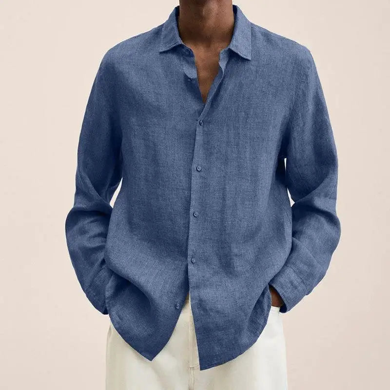 Lenoir™ | Chemise Classique Effet Lin