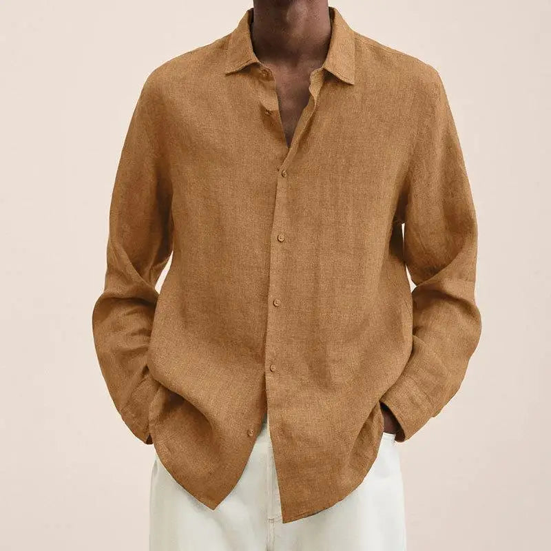 Lenoir™ | Chemise Classique Effet Lin