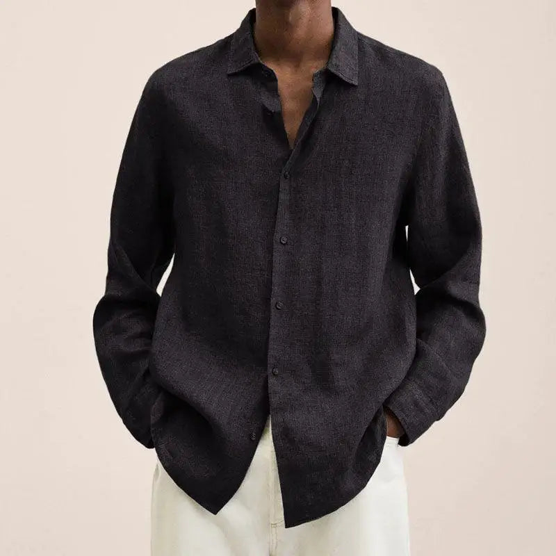 Lenoir™ | Chemise Classique Effet Lin