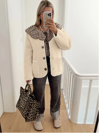 Lillia™ | La Veste en Fleece à Boutons