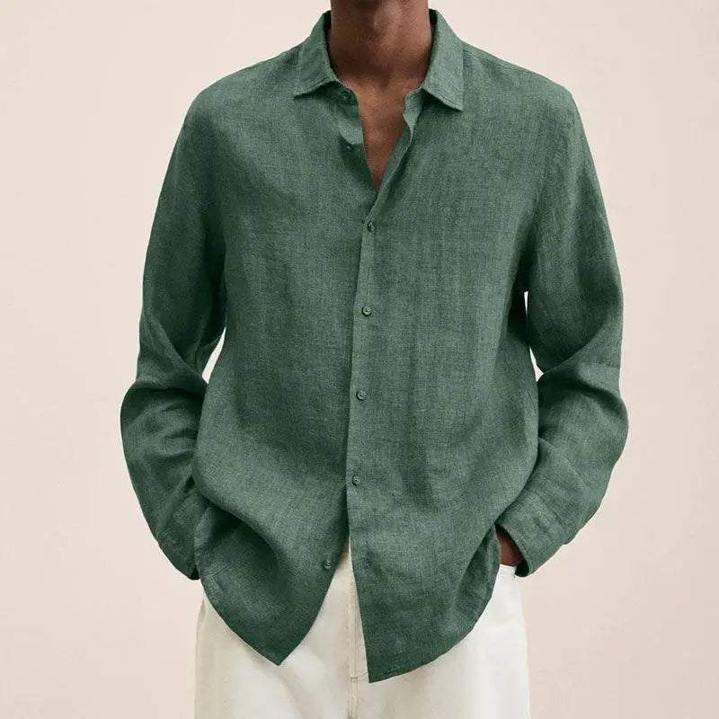 Lenoir™ | Chemise Classique Effet Lin