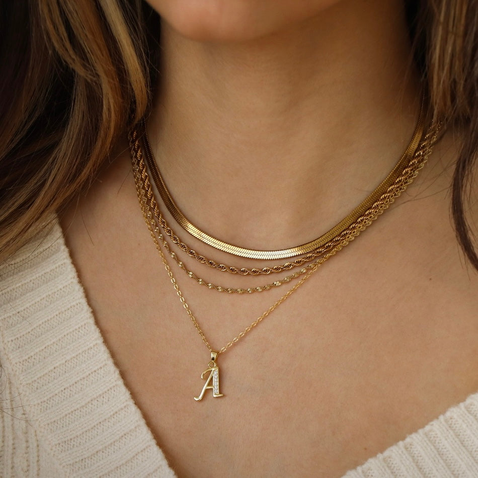 Collier Serpent Brillant