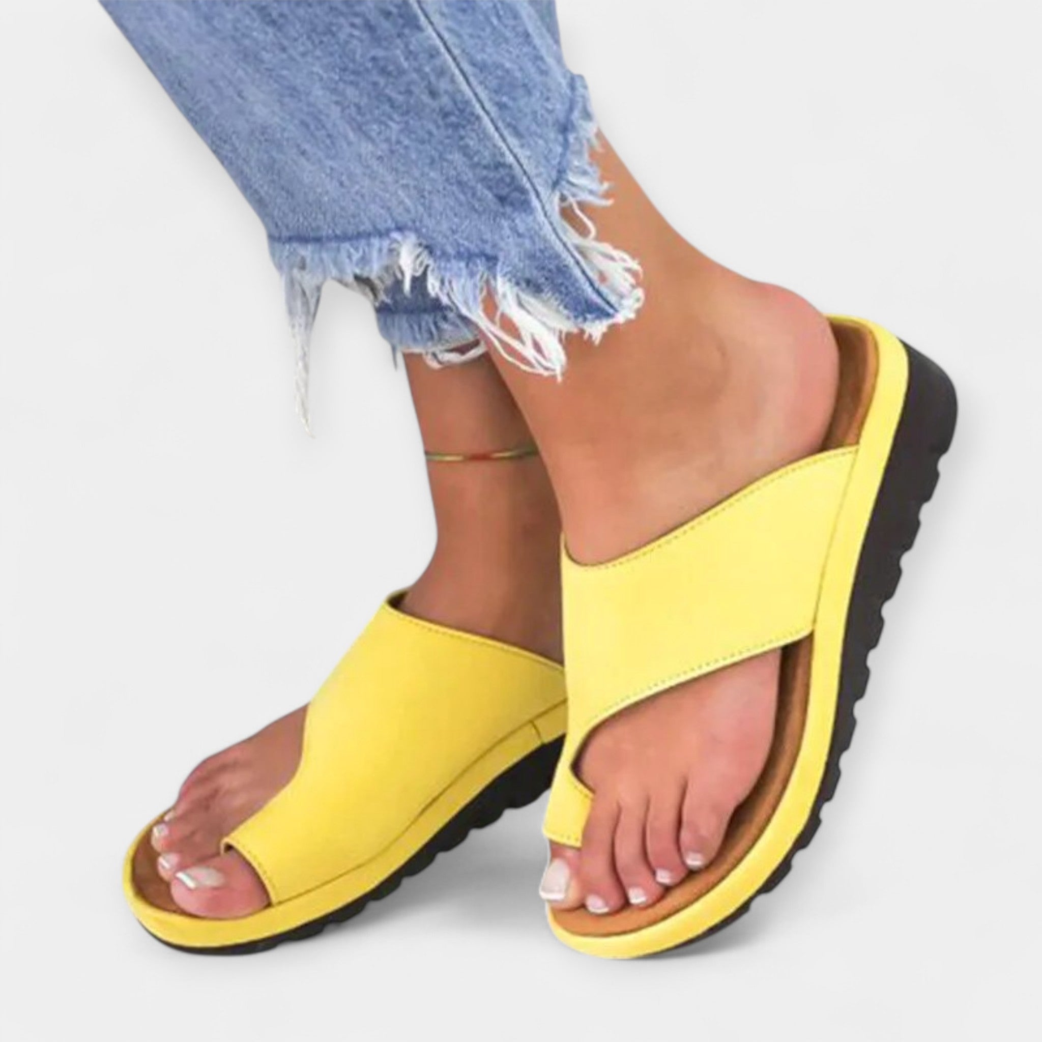 Sandales en cuir