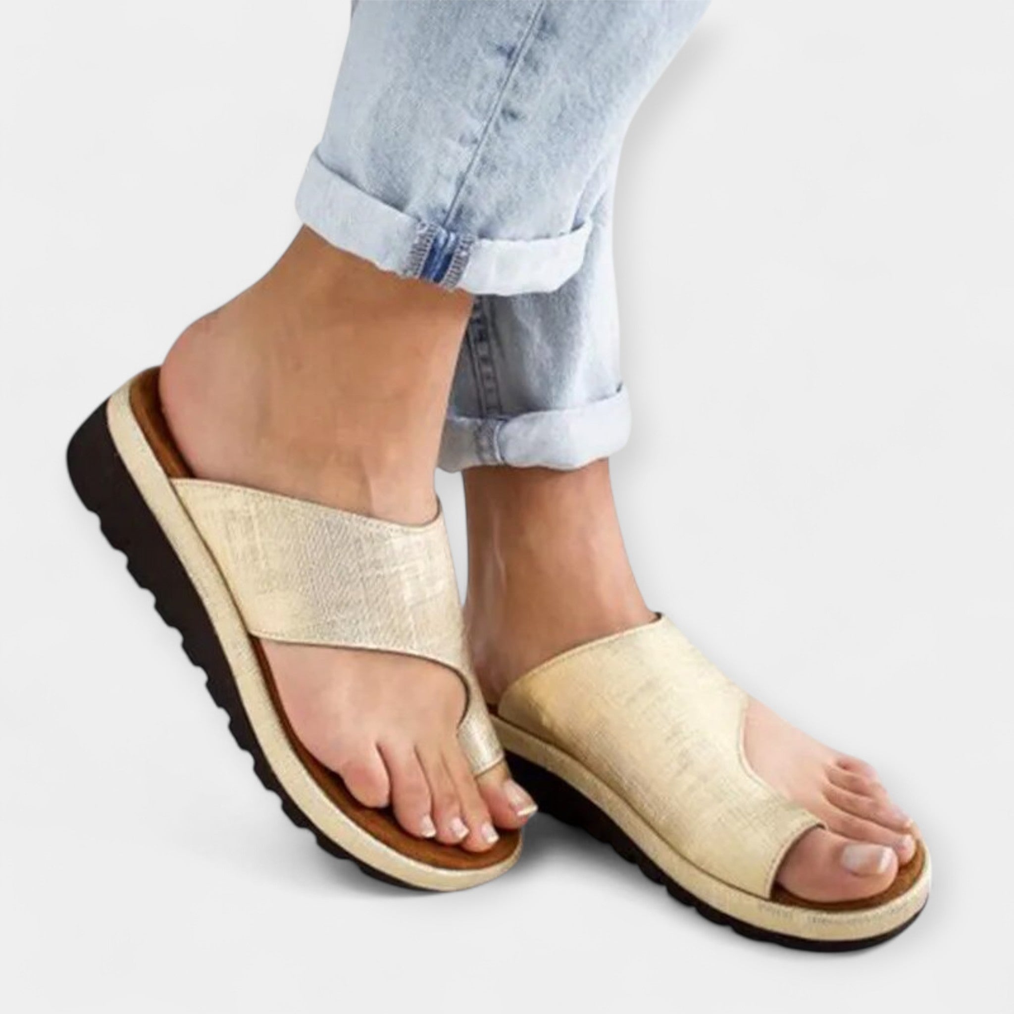 Sandales en cuir