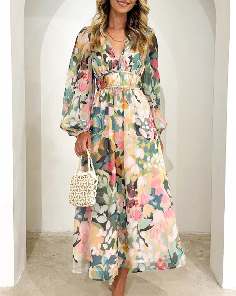 Leviana™ | Élégante robe à fleurs