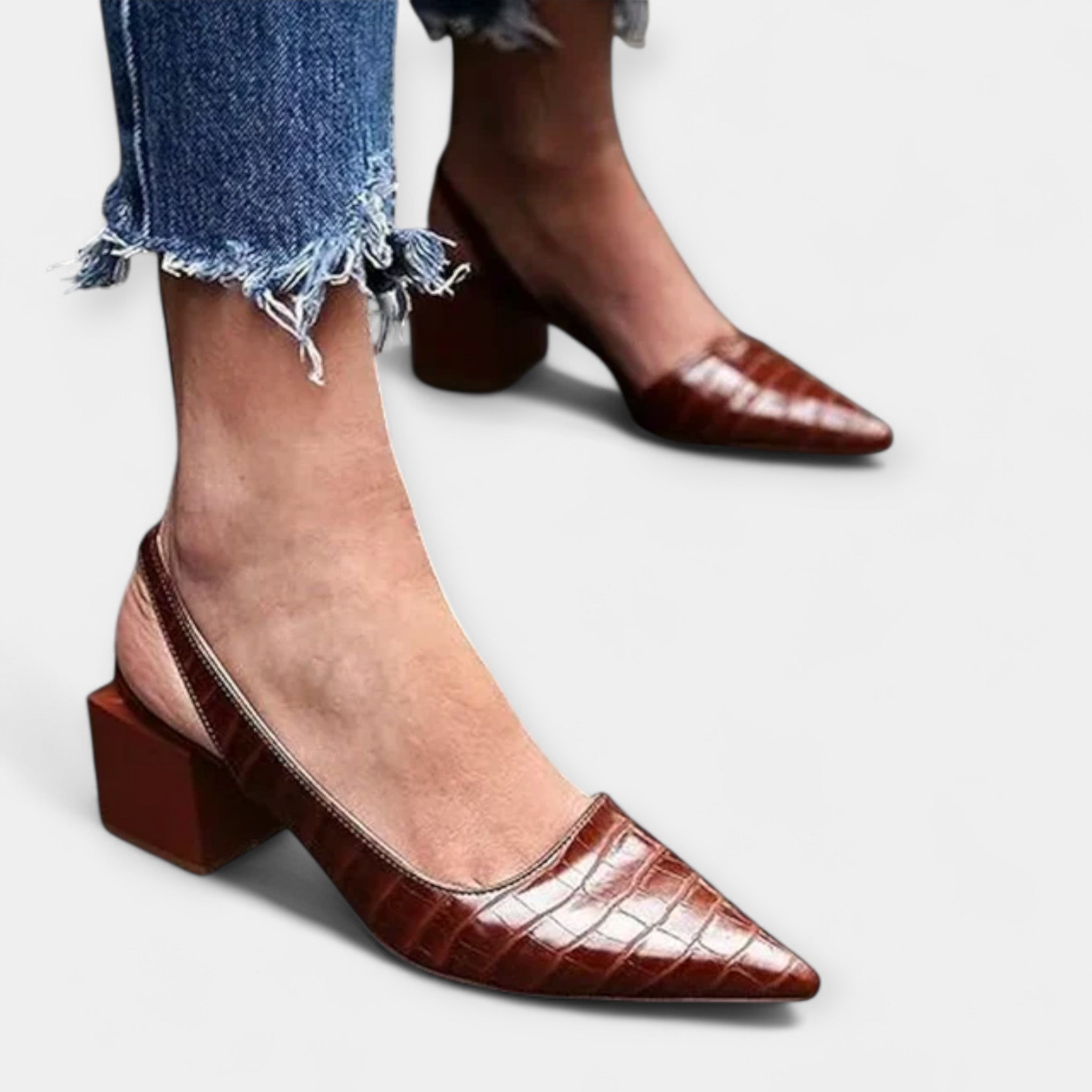 Escarpins avec Détails de Luxe