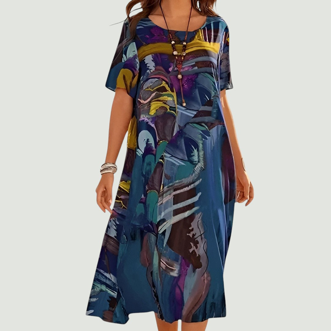 Leviana™ – Robe d'été élégante et légère en midi-length