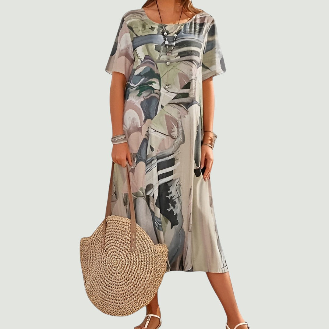Leviana™ – Robe d'été élégante et légère en midi-length