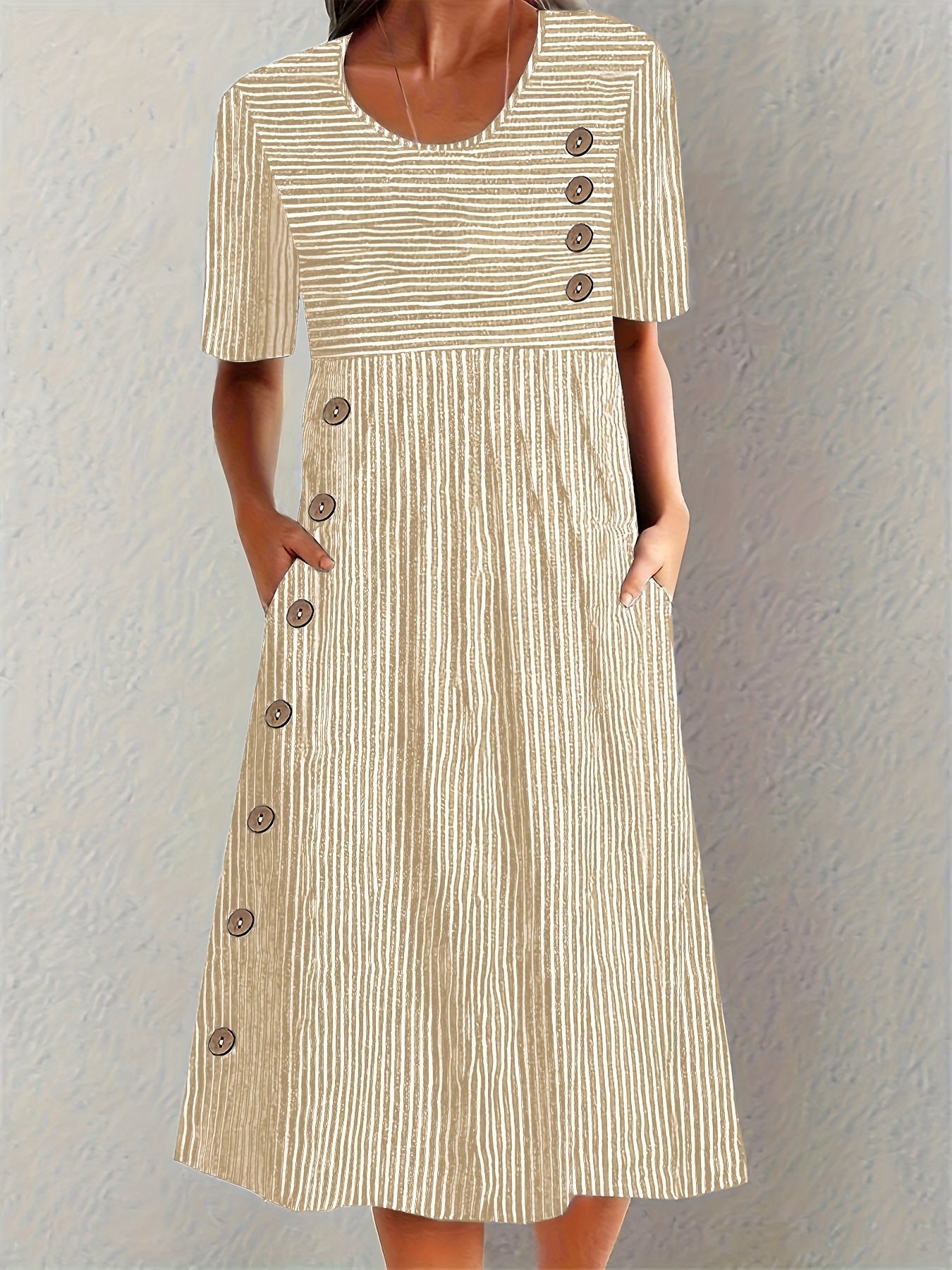 Leviana™ | Robe d'été Rayée