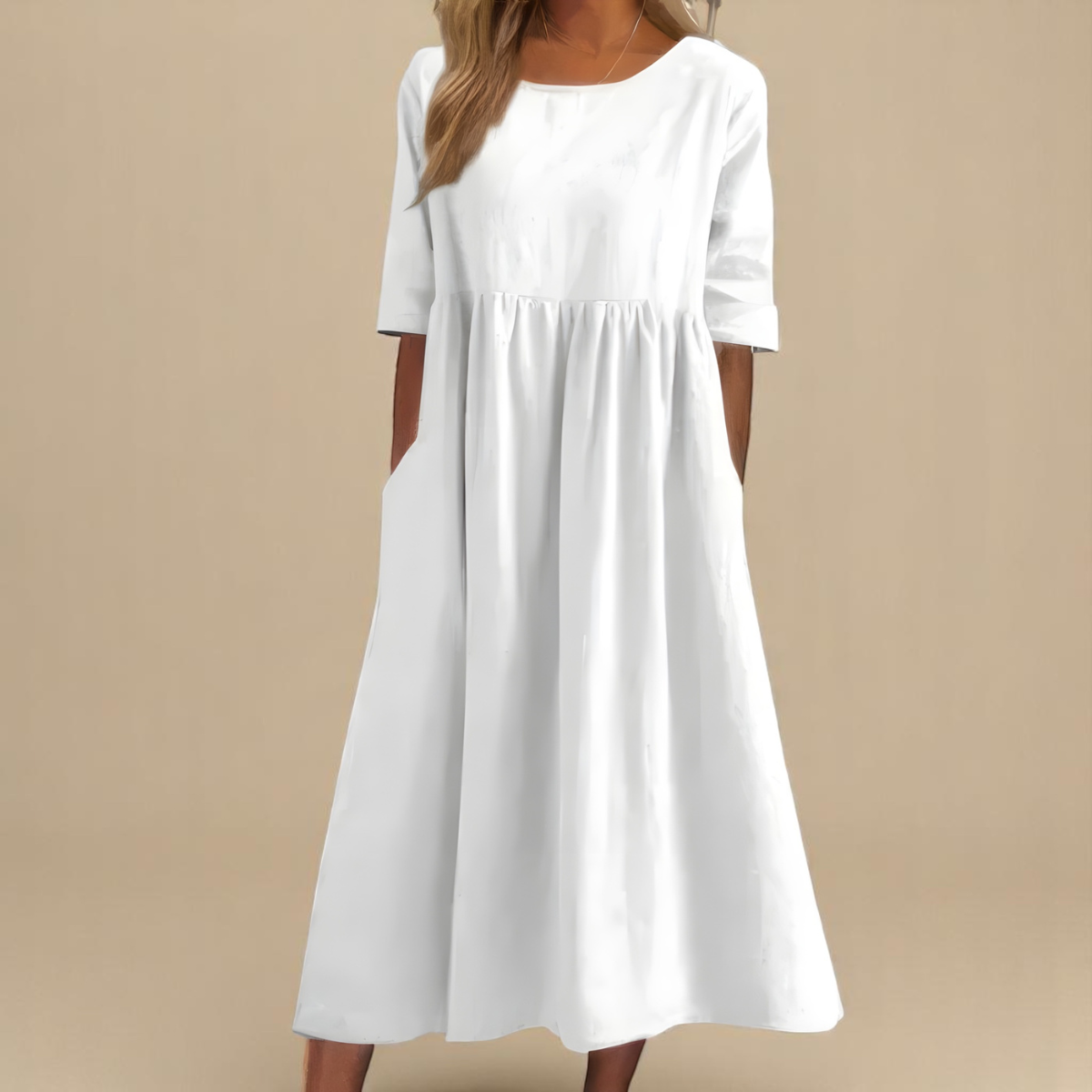 Sophia™ | Robe en Coton Flatteuse