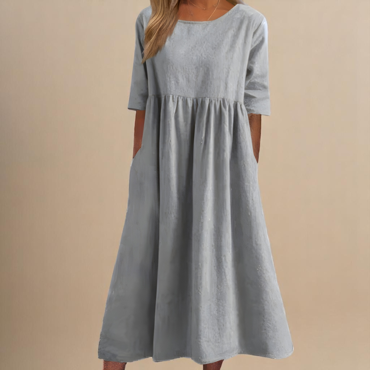 Leviana™ | Robe en Coton Flatteuse