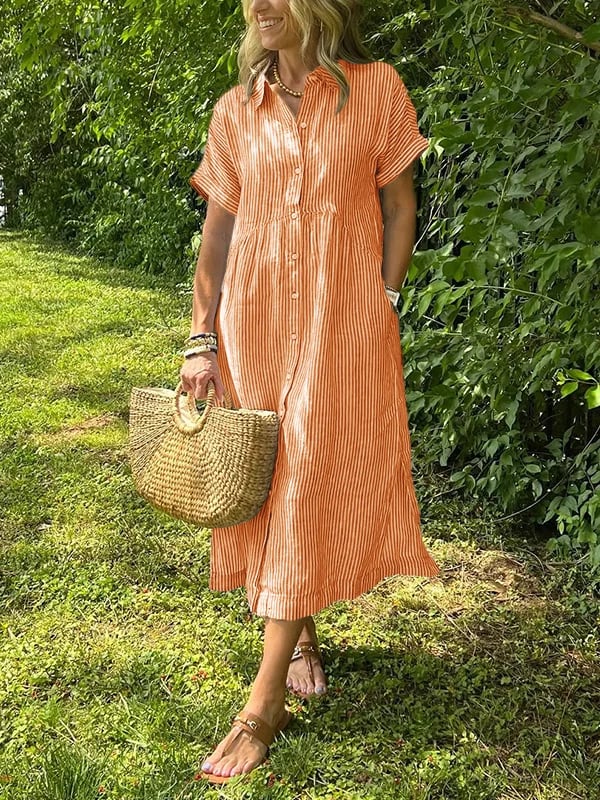 Leviana™ | Robe d'été avec boutons