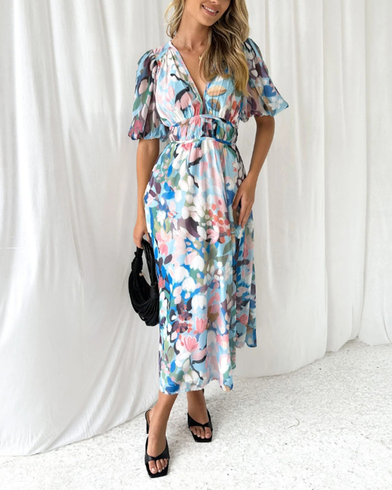 Leviana™ | Élégante robe à fleurs