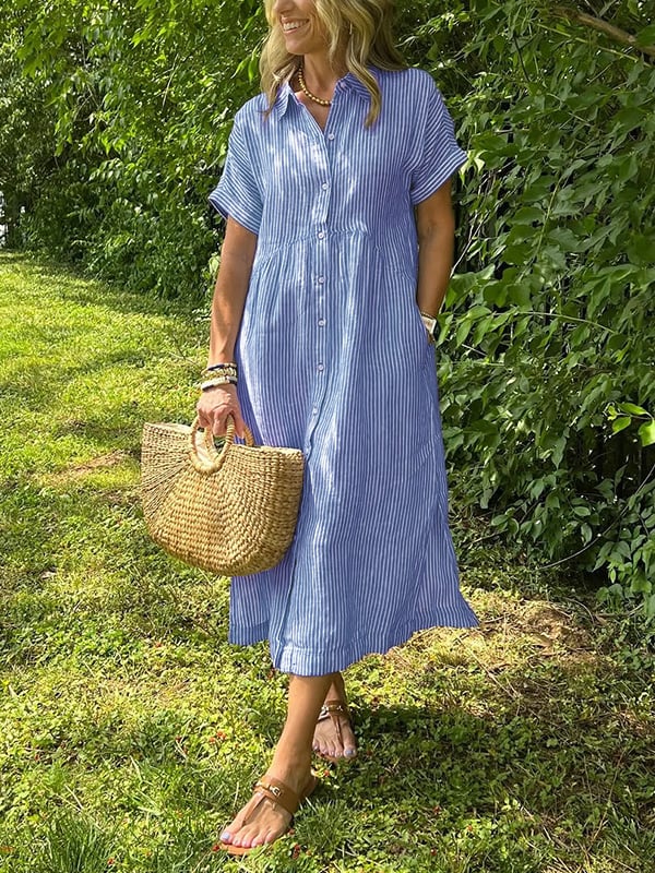 Leviana™ | Robe d'été avec boutons