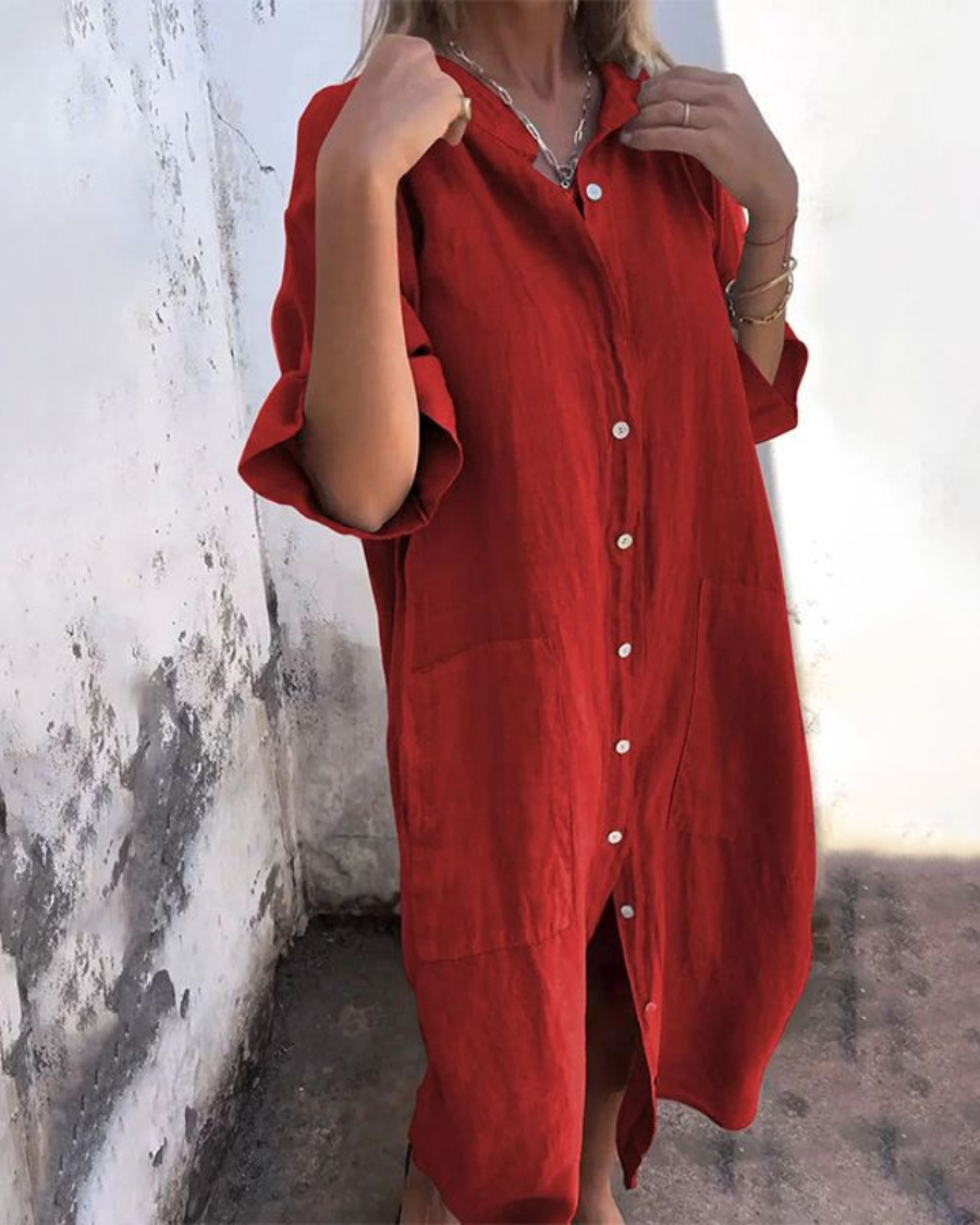 Leviana™ | Robe Chemise Casual Style Ibiza