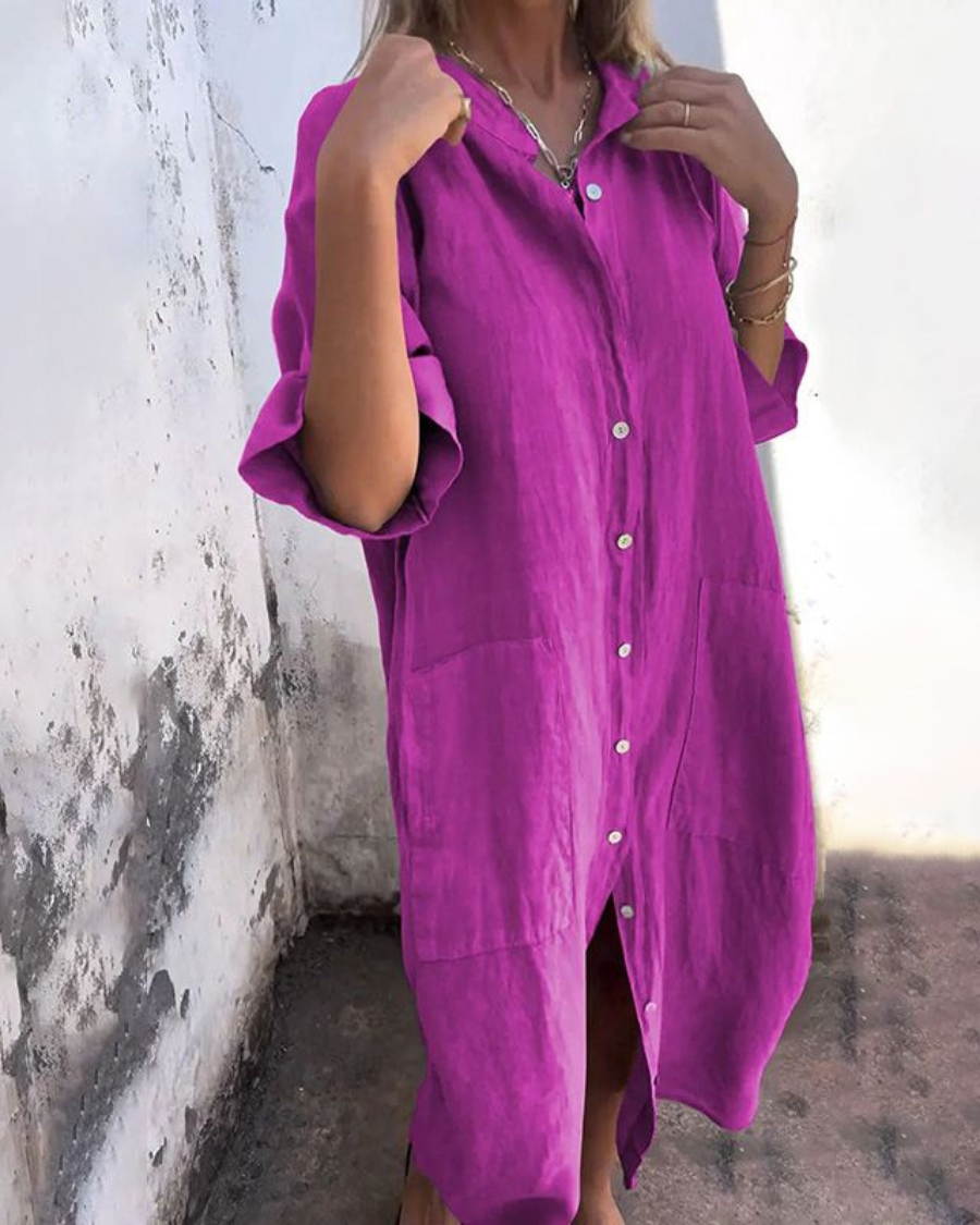 Leviana™ | Robe Chemise Casual Style Ibiza