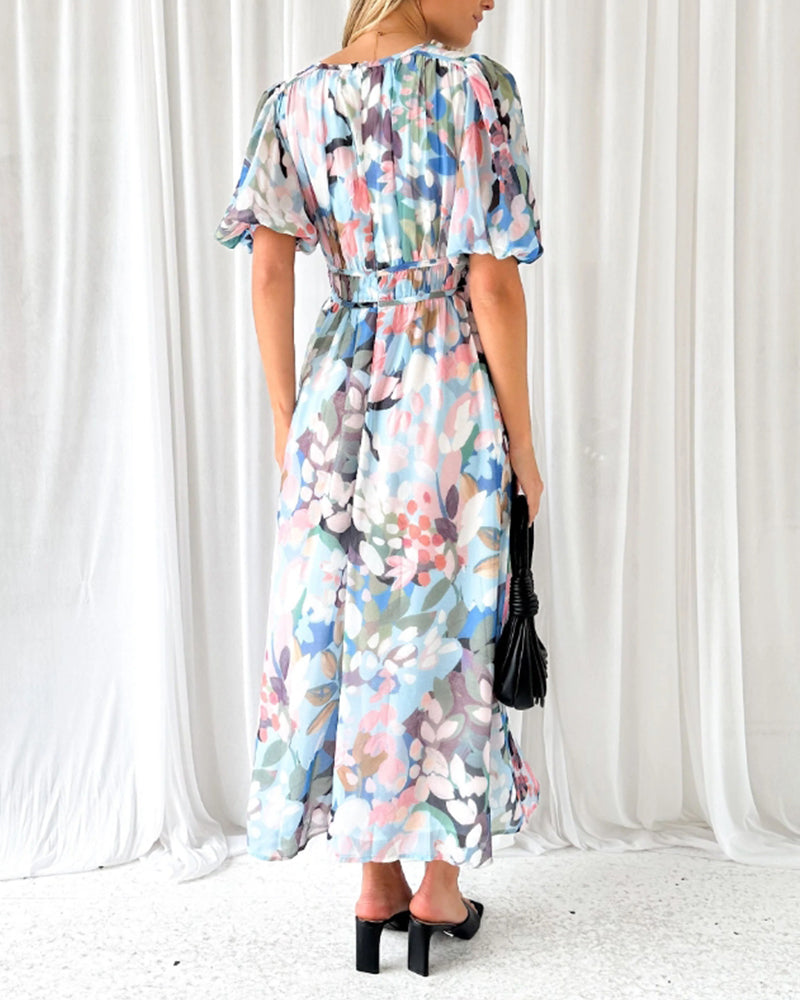 Leviana™ | Élégante robe à fleurs