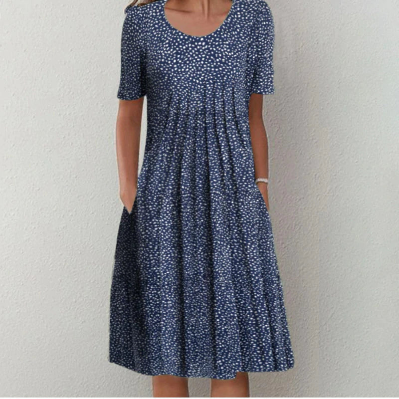 Leviana™ | Robe Fleurie Élégante et Décontractée avec Poches