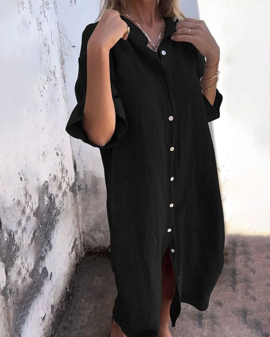 Leviana™ | Robe Chemise Casual Style Ibiza