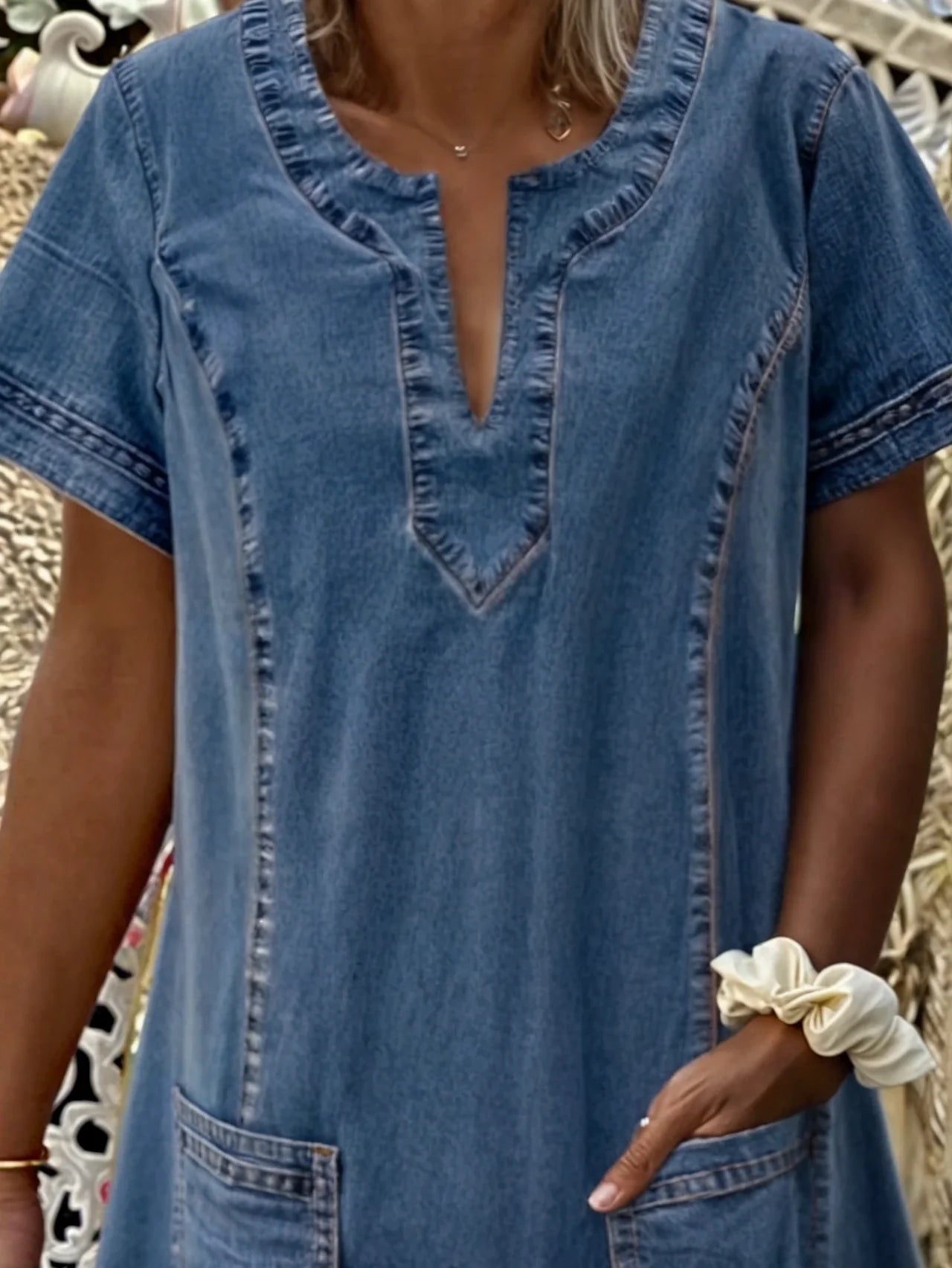 Leviana® | Robe en Denim Doux