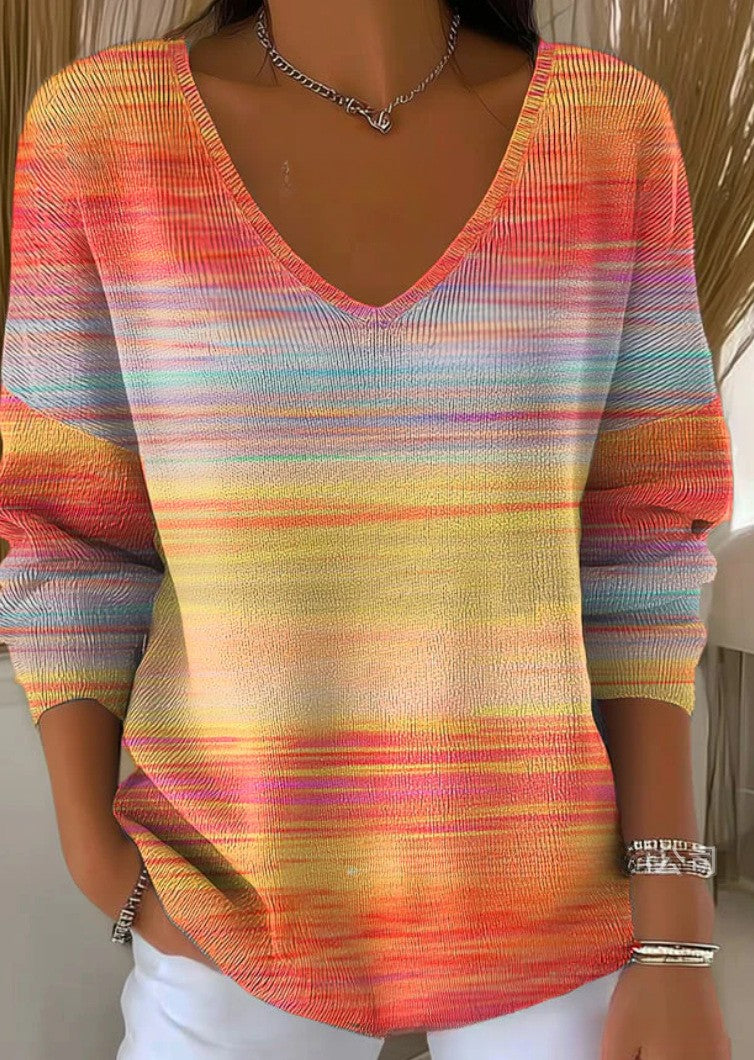 Isabelle – Pull en maille col V