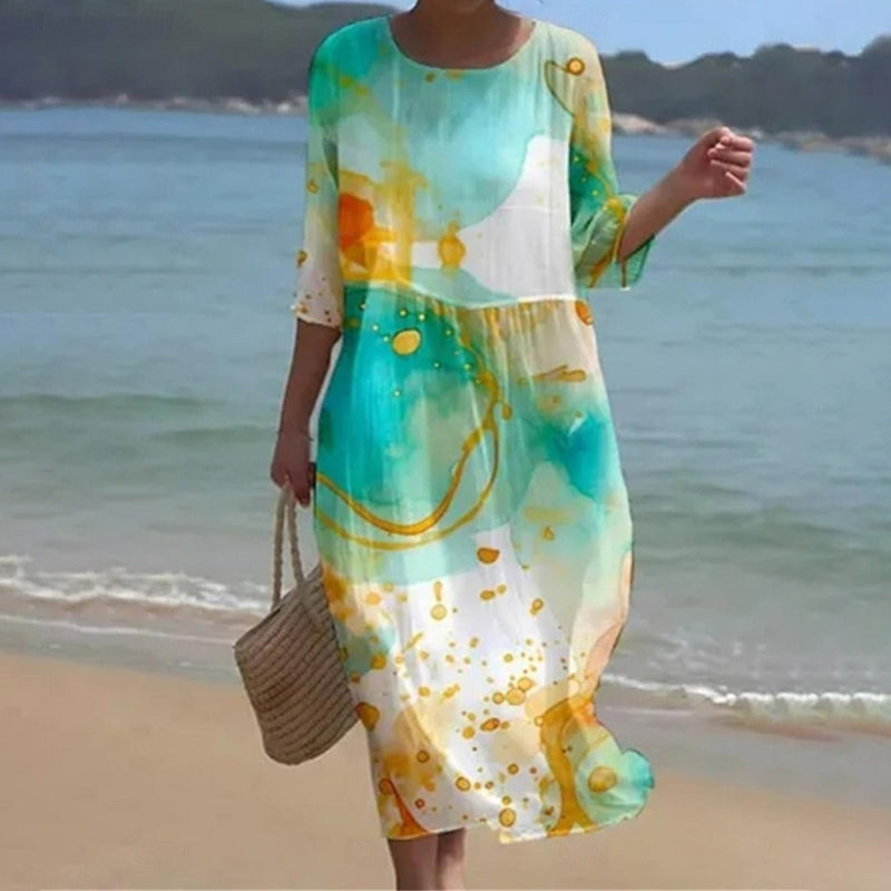 Leviana™ | Robe élégante à fleurs
