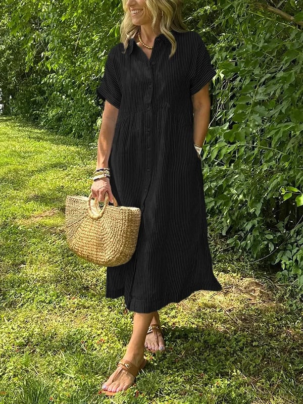 Leviana™ | Robe d'été avec boutons