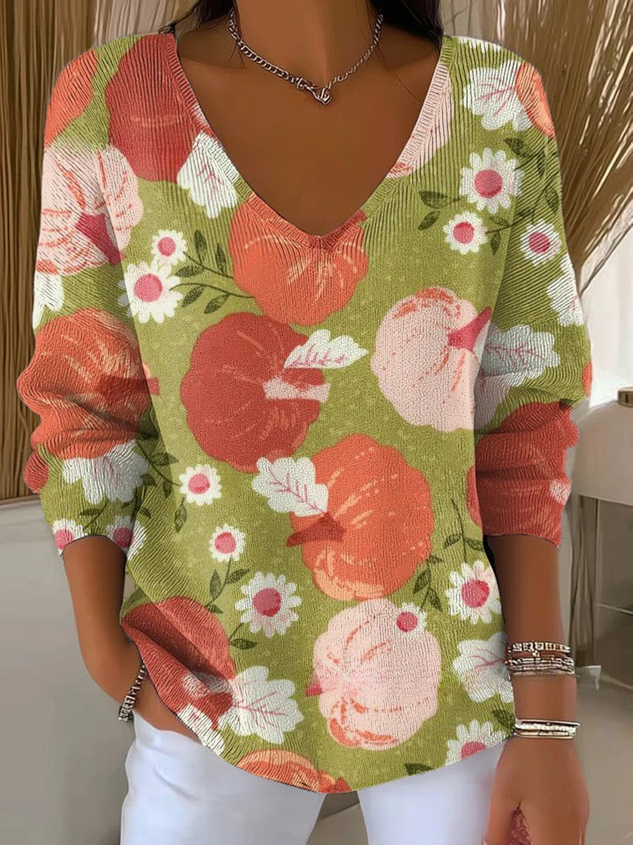 Chloé – Pull en maille col V