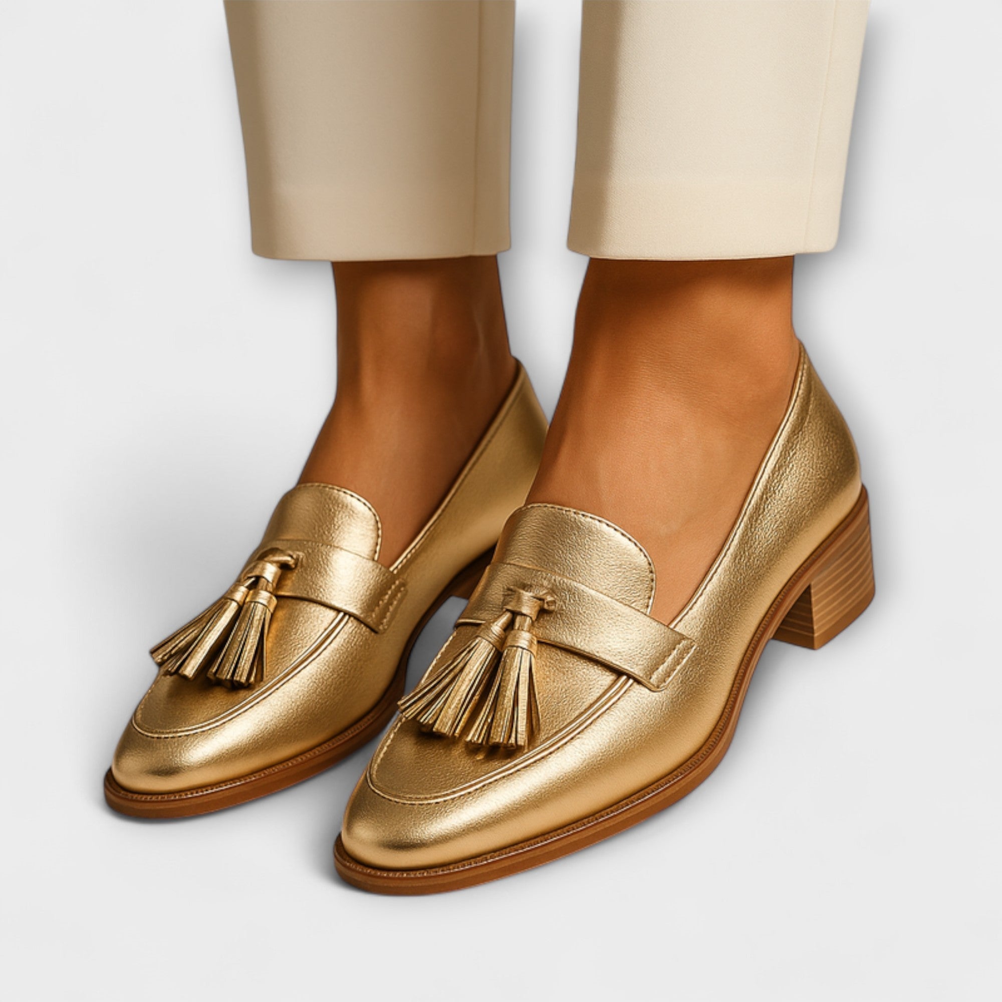 Mocassins Céleste à talon bas
