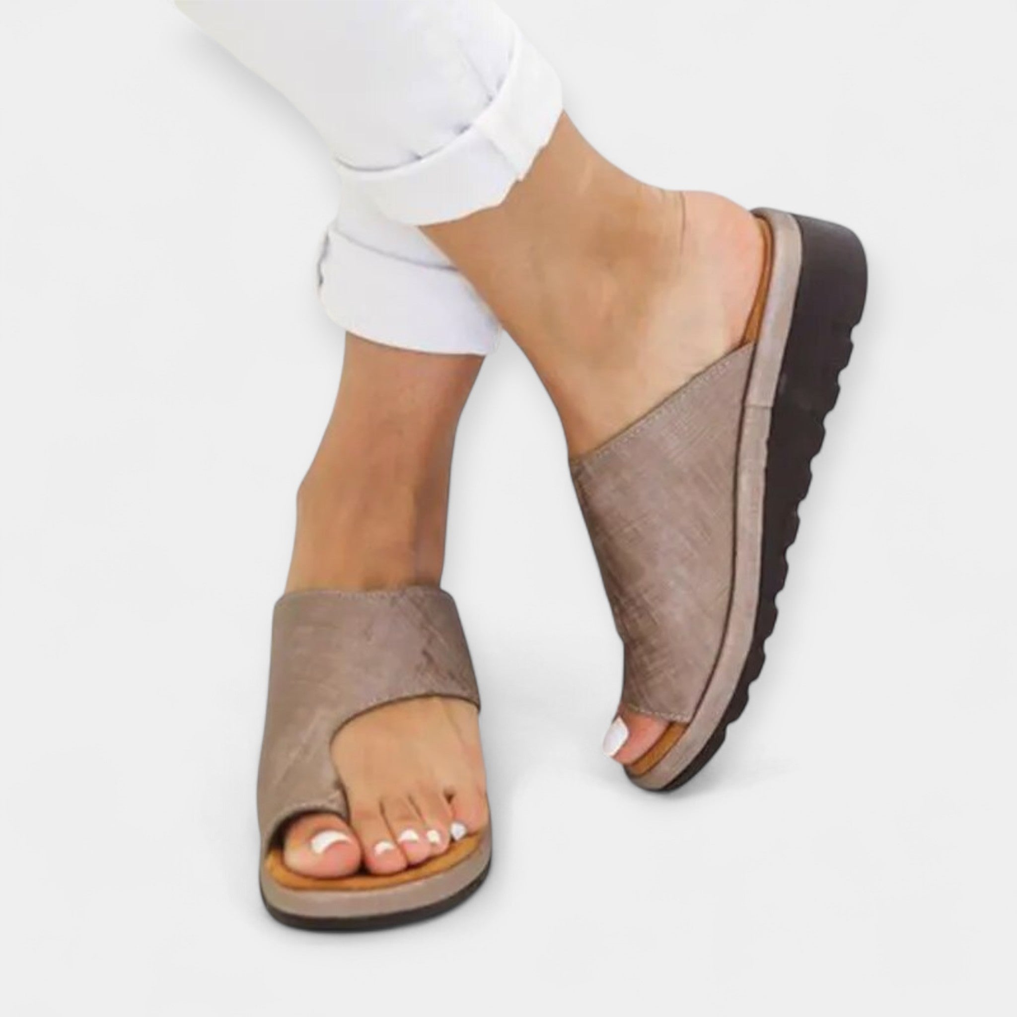 Sandales en cuir
