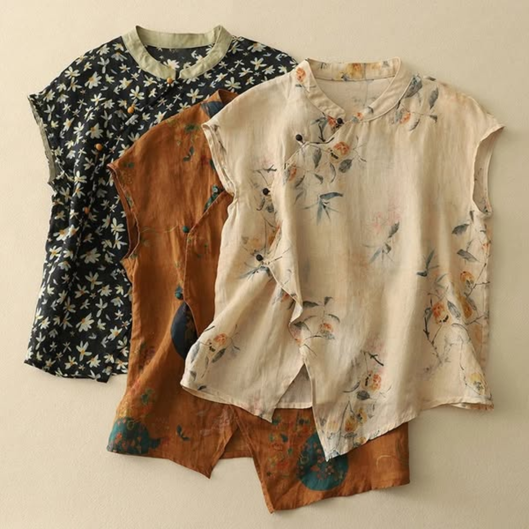 Top en Lin Amanda - Design Français