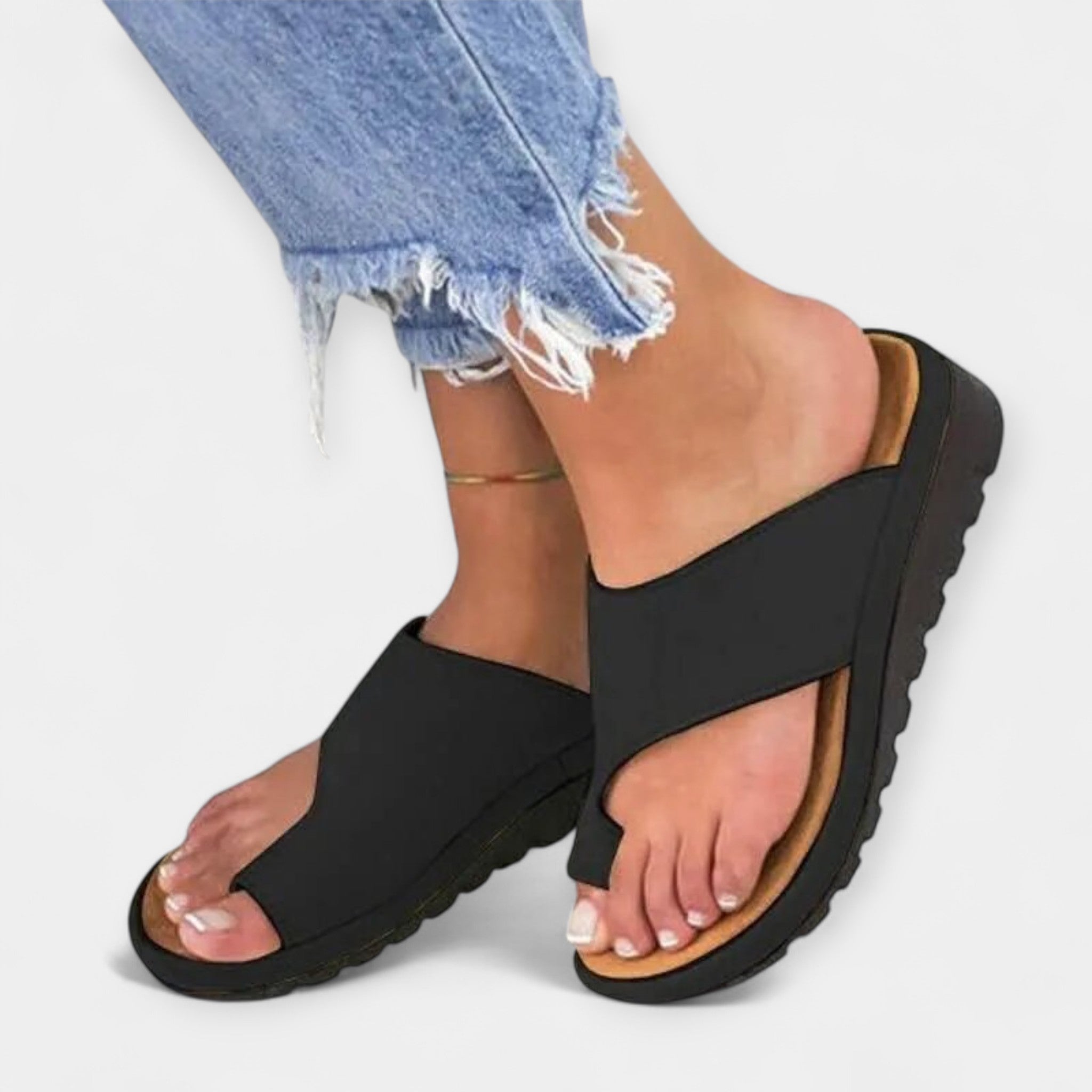 Sandales en cuir