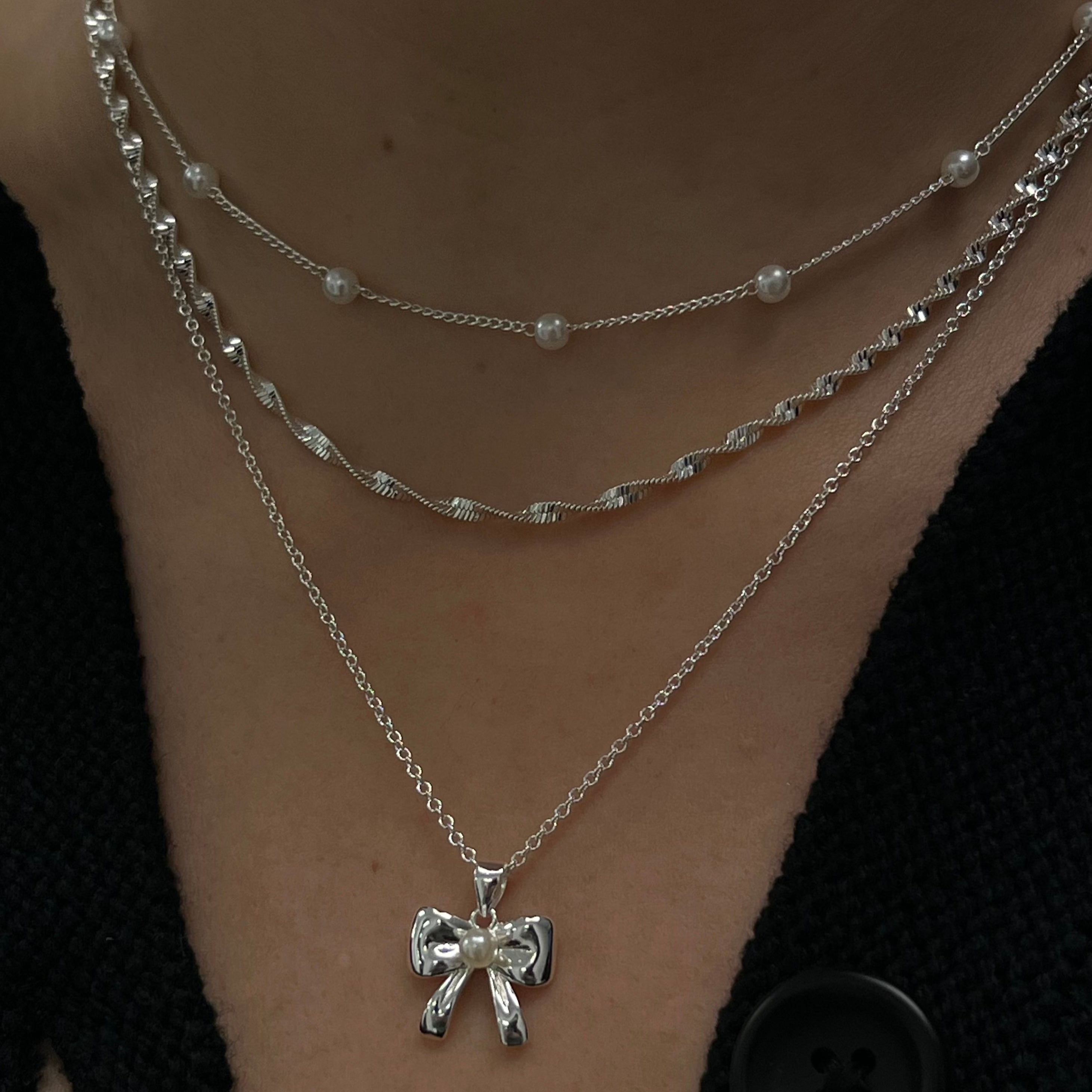 Collier Torsadé Double