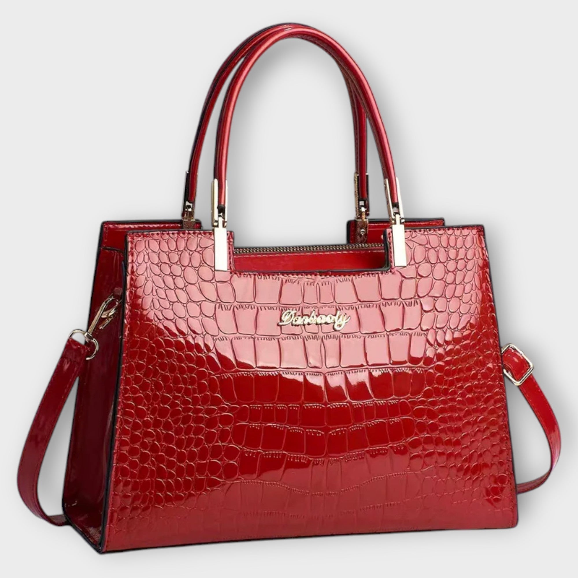 Sac Croco Brillant à Main
