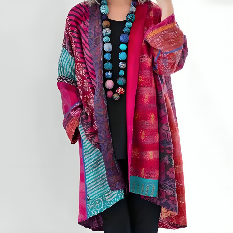 Céleste™ | Gilet Fluide et Élégant avec Détails Artistiques