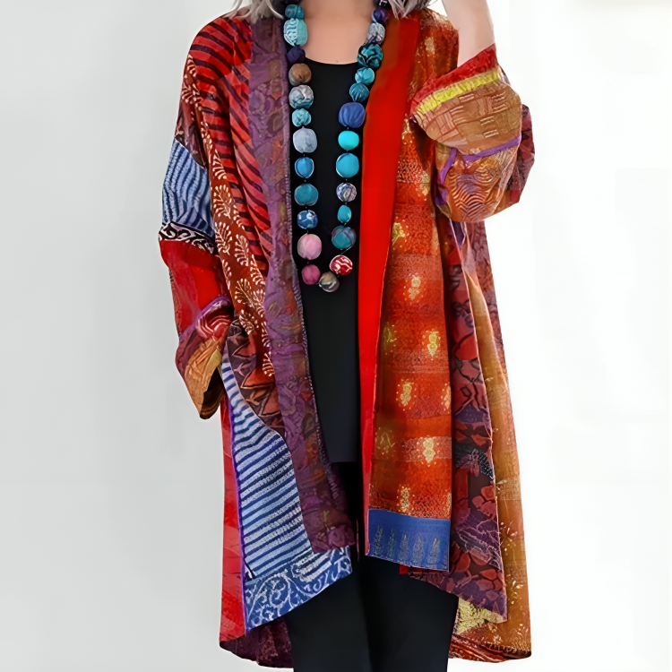 Céleste™ | Gilet Fluide et Élégant avec Détails Artistiques