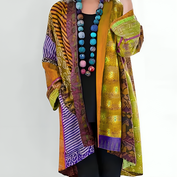 Céleste™ | Gilet Fluide et Élégant avec Détails Artistiques