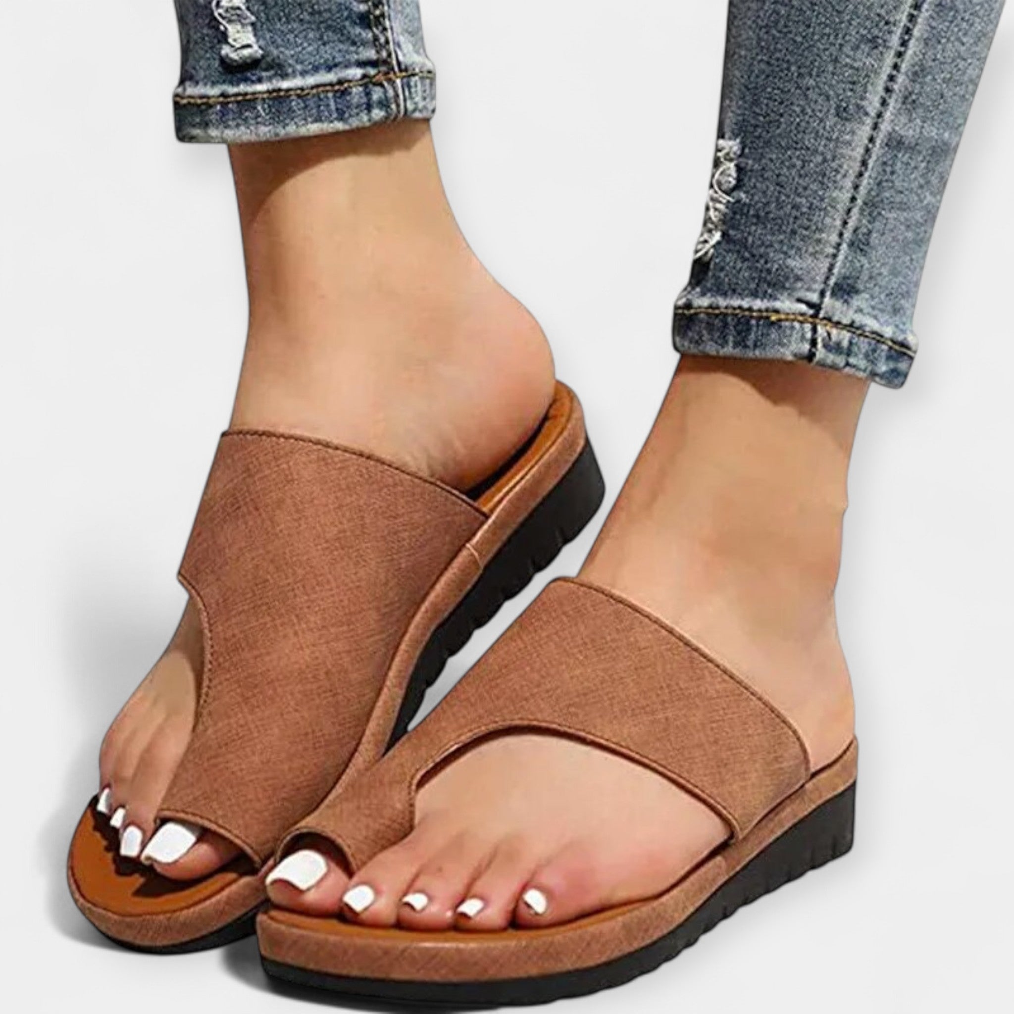 Sandales en cuir