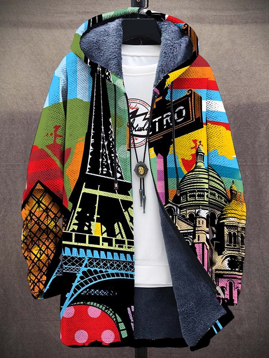 Marlee | Manteau de luxe inspiré par l'art