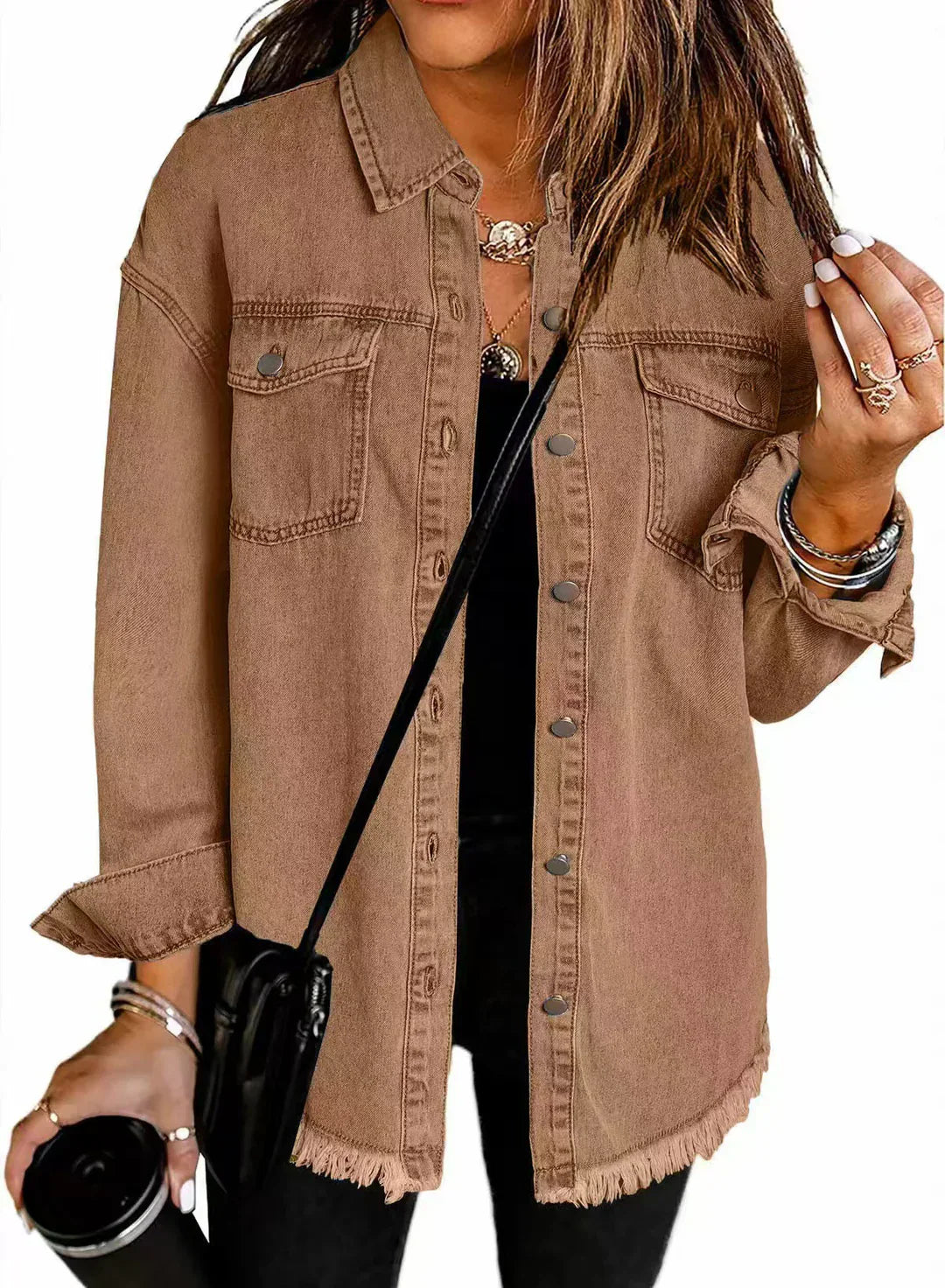 Stefania™ | Veste en Jean au Style Intemporel