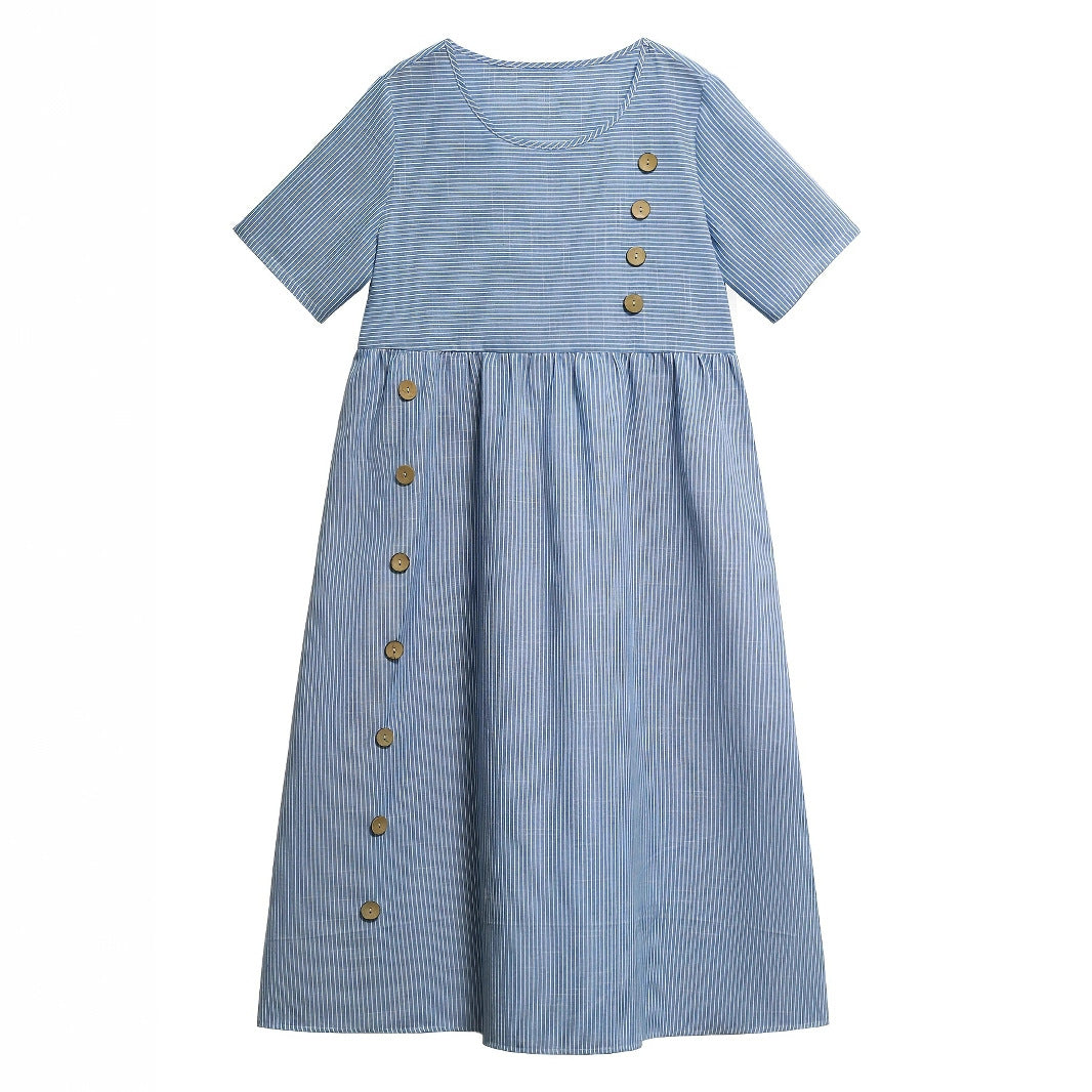 Élodie™ | Robe d'été rayée